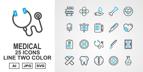 Набор иконок на тему medical