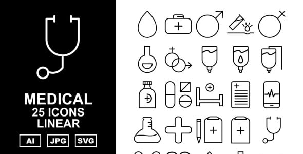 Набор иконок на тему medical
