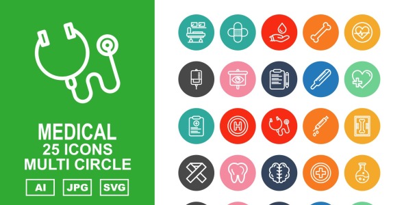Набор иконок на тему medical