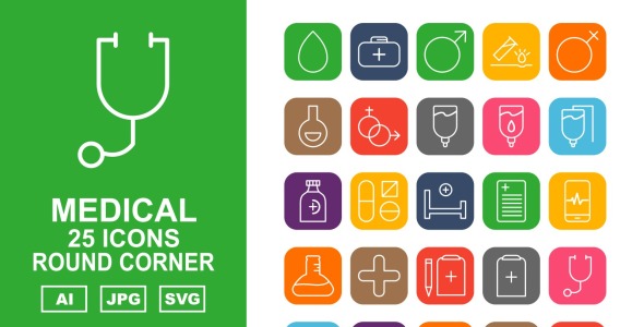 Набор иконок на тему medical