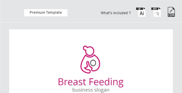 Шаблон логотипа на тему графика