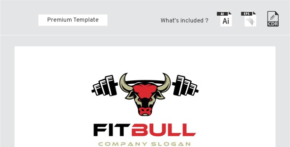 Шаблон логотипа на тему графика