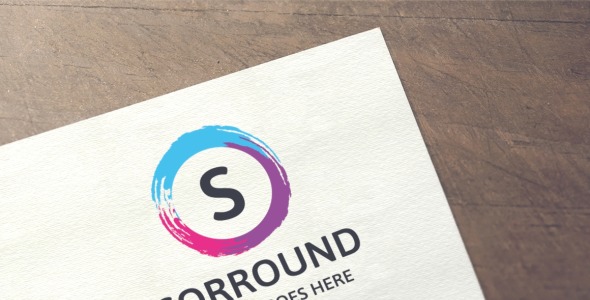 Шаблон логотипа на тему графика