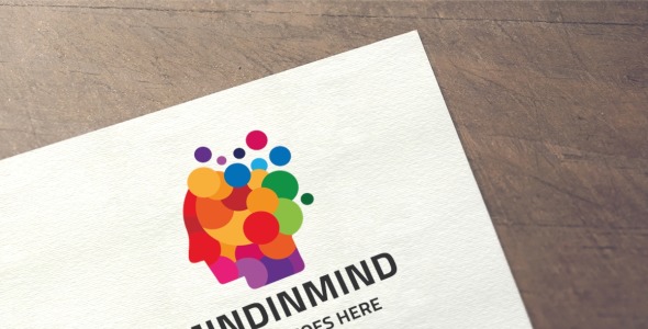 Шаблон логотипа на тему графика