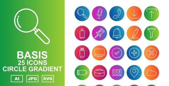 Набор иконок на тему data