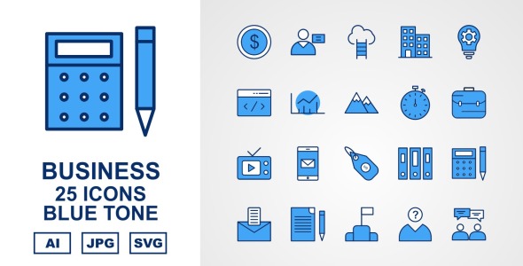 Набор иконок на тему business