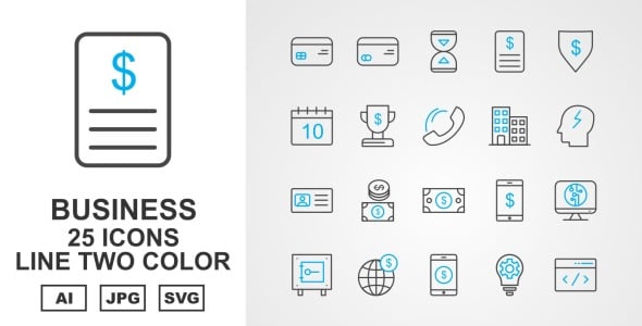 Набор иконок на тему business