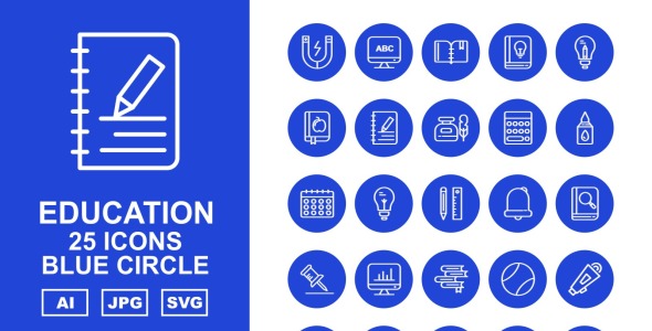 Набор иконок на тему science