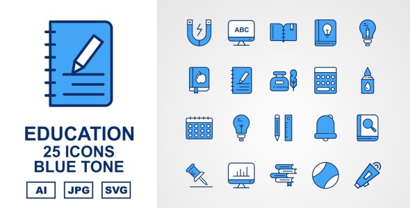 Набор иконок на тему science