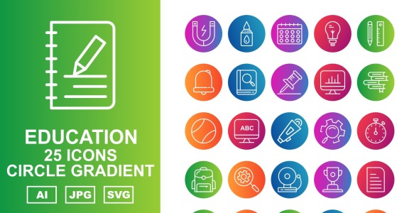 Набор иконок на тему science