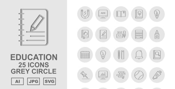 Набор иконок на тему science