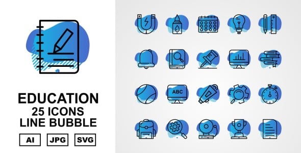 Набор иконок на тему science