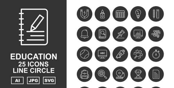 Набор иконок на тему science