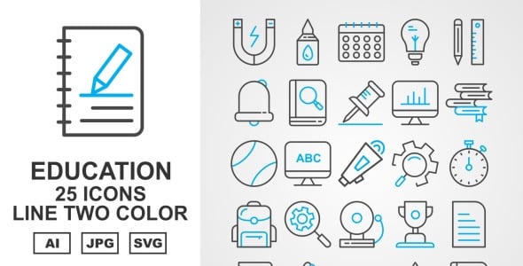 Набор иконок на тему science