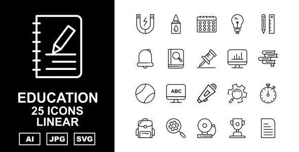 Набор иконок на тему science