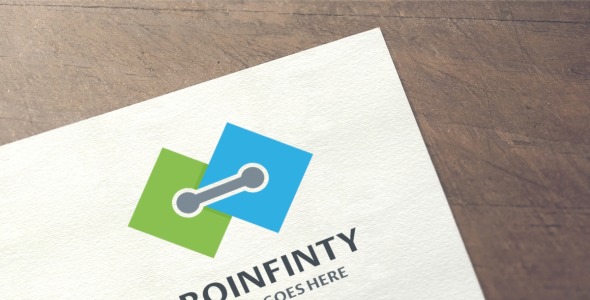 Шаблон логотипа на тему графика