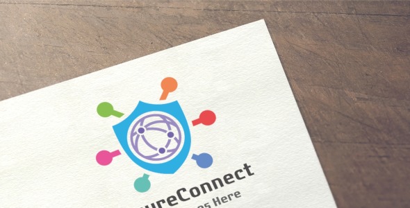 Шаблон логотипа на тему графика