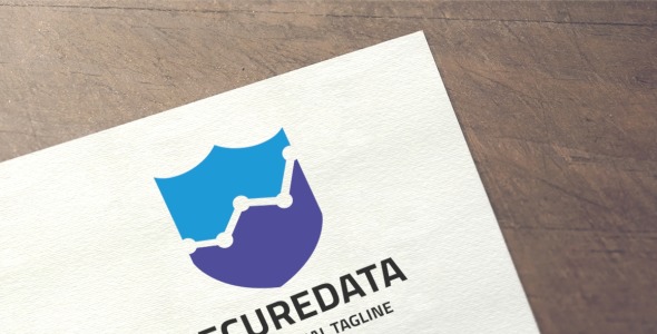 Шаблон логотипа на тему графика