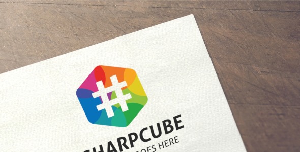 Шаблон логотипа на тему графика