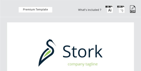 Шаблон логотипа на тему графика