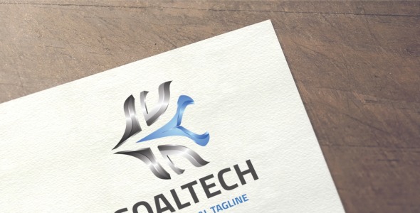 Шаблон логотипа на тему графика