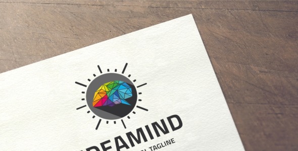 Шаблон логотипа на тему графика