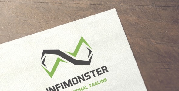 Шаблон логотипа на тему графика