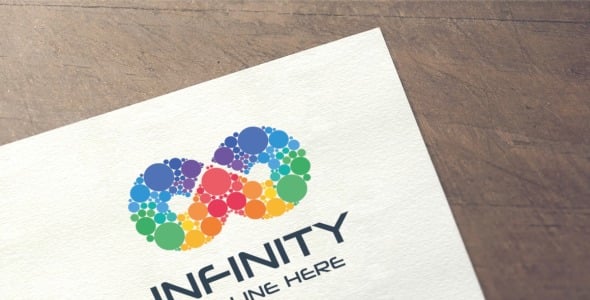 Шаблон логотипа на тему графика