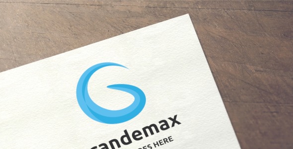 Шаблон логотипа на тему графика