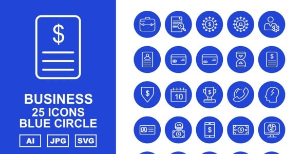 Набор иконок на тему business