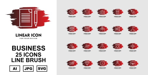 Набор иконок на тему business