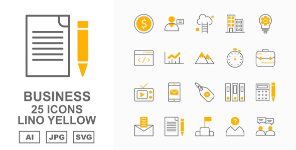 Набор иконок на тему business