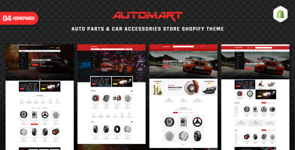 Auto Parts &amp; Car Accessories Shopify Theme