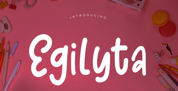 Шрифт на тему графика