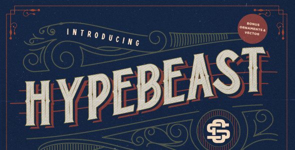 Шрифт на тему графика