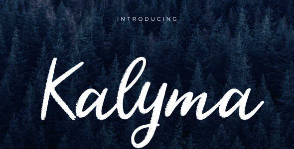 Шрифт на тему графика