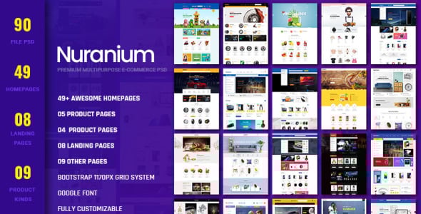 PSD шаблон на тему электроника