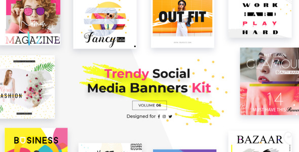 Шаблон для соцсетей на тему графика