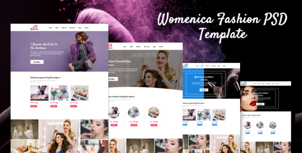 PSD шаблон на тему фотограф