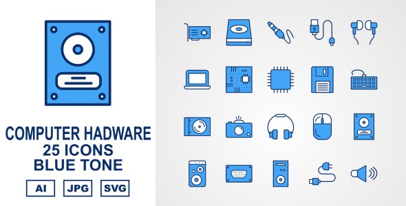 Набор иконок на тему computer