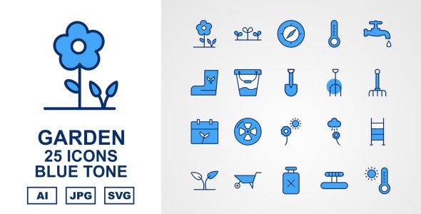 Набор иконок на тему nature