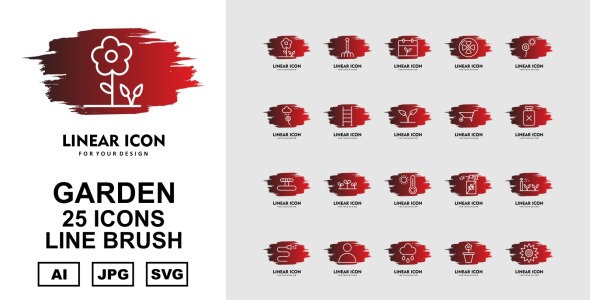 Набор иконок на тему nature