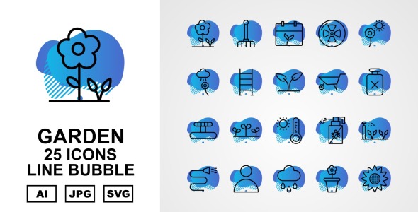 Набор иконок на тему nature