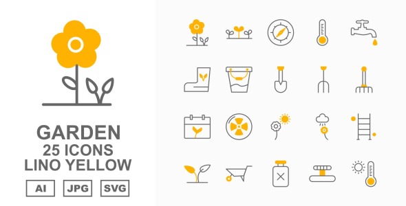 Набор иконок на тему nature