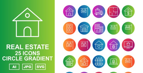 Набор иконок на тему city