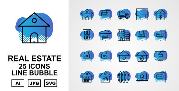 Набор иконок на тему city