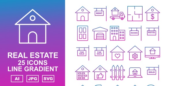 Набор иконок на тему city