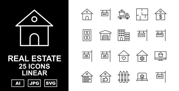 Набор иконок на тему city