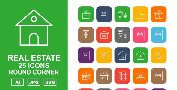 Набор иконок на тему city