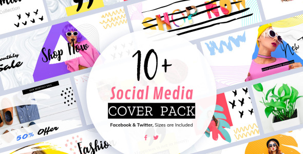 Шаблон для соцсетей на тему графика